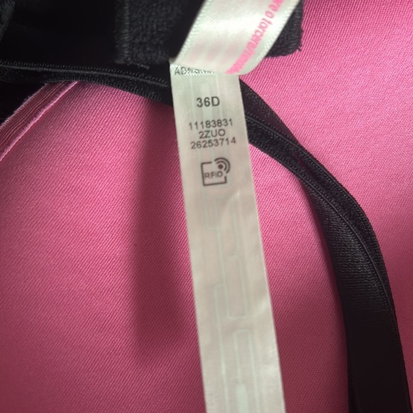Victorias Secret PINK Black Womens Bra - Picture 7 of 7